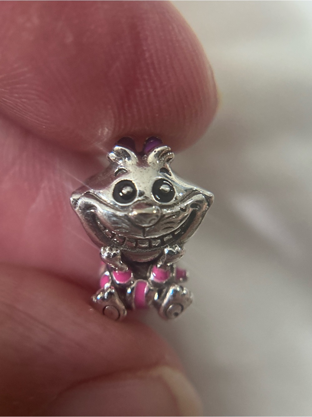 Pandora Disney Cheshire Cat Sterling Silver Charm